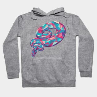 Geometric Soft Snake Hoodie